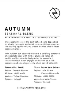 Autumn(Seasonal Espresso Blend)